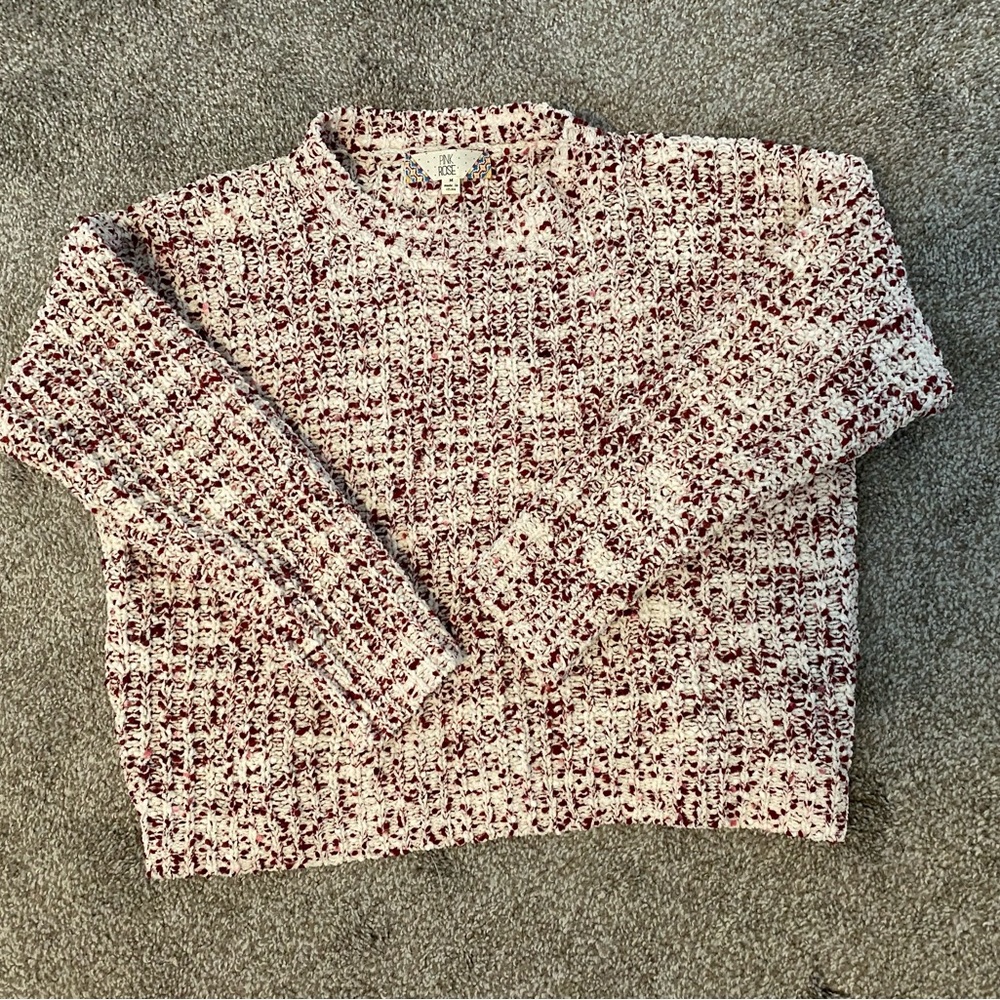 Pink Rose Sweater